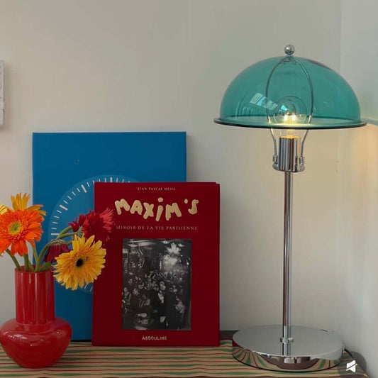 Discover the Bauhaus Table Lamp: Vintage Acrylic Design with USB Stepless Dimming