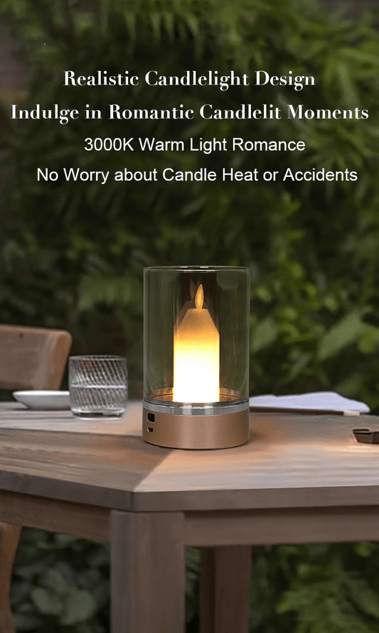 Wave to light it up! A realistic candle ambient light 🕯️
