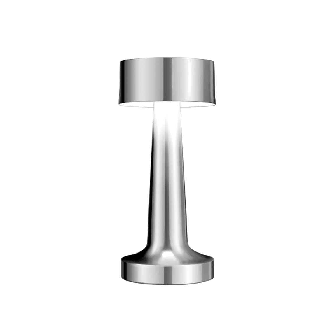 Dublin table lamp with sleek Scandinavian design, rechargeable, cordless, and touch sensor for adjustable brightness.