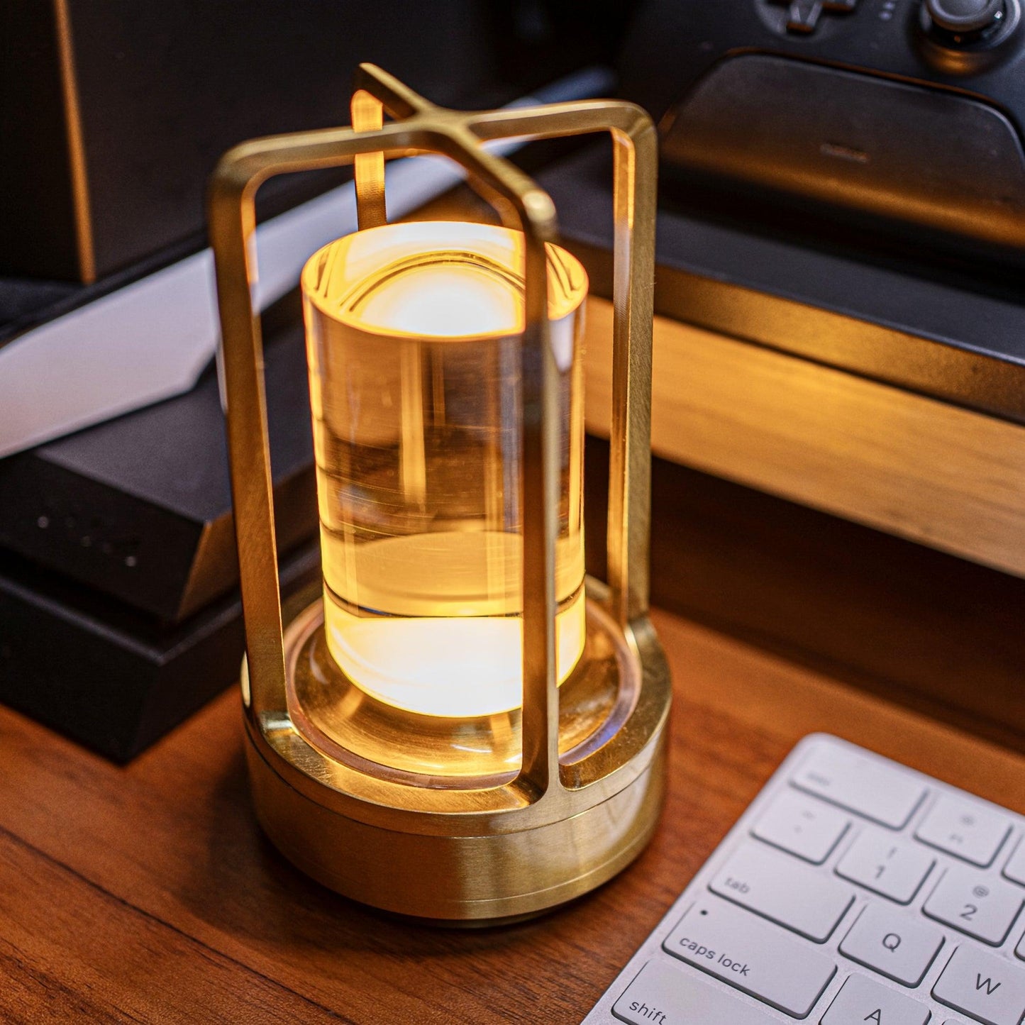 Minimalist LED lamp for living room, bedroom, or reading nook
