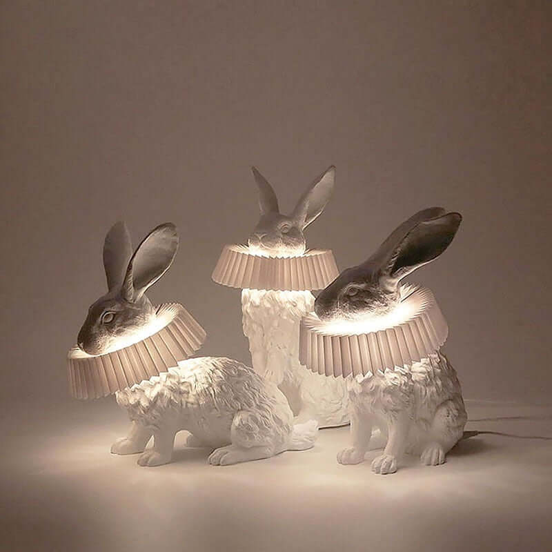 Cute bunny table lamp for bedrooms or kids’ rooms