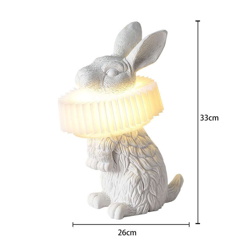 Resin bunny lamp adding charm to kids’ rooms