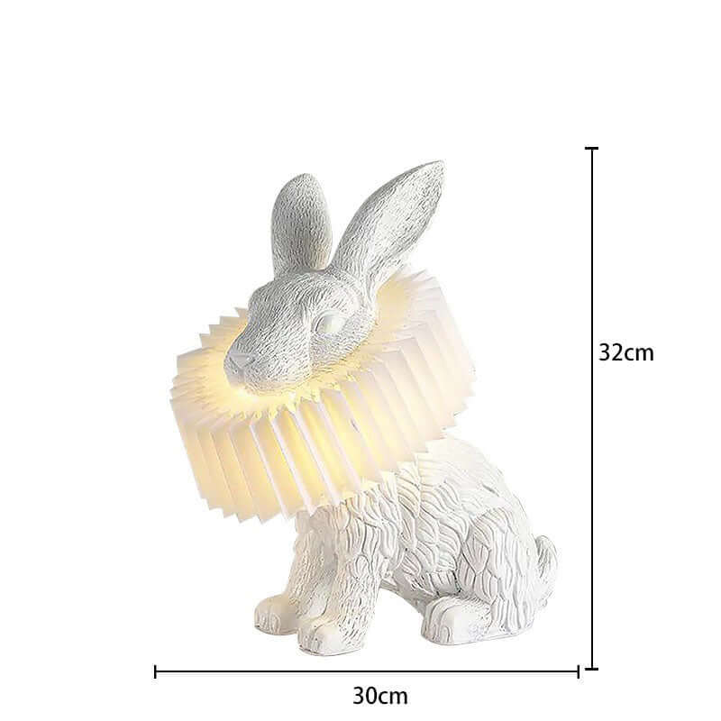 Resin bunny lamp adding charm to kids’ rooms