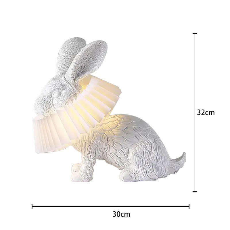 Resin bunny lamp adding charm to kids’ rooms