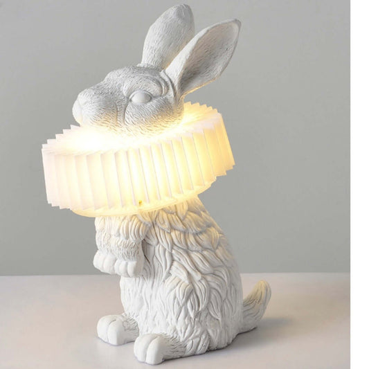 Cartoon Bunny Table Lamp on kids’ bedroom bedside table