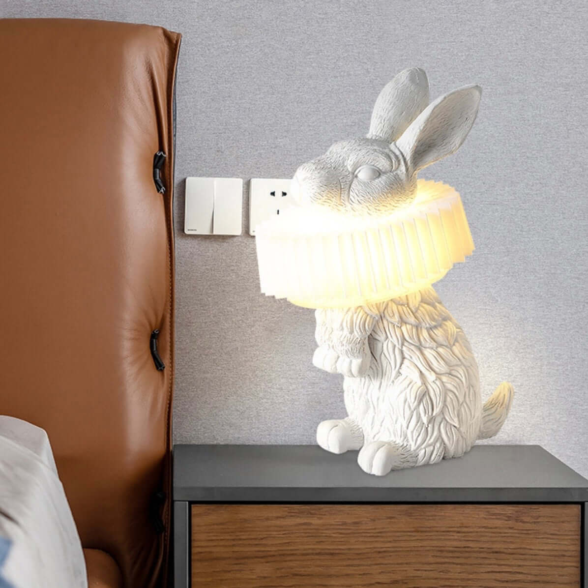 5W energy-saving cartoon bunny bedside lamp