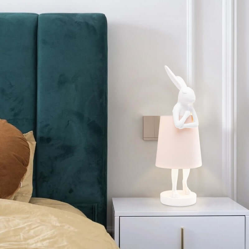 Cozy soft lighting with Nordic Apron Bunny Table Lamp