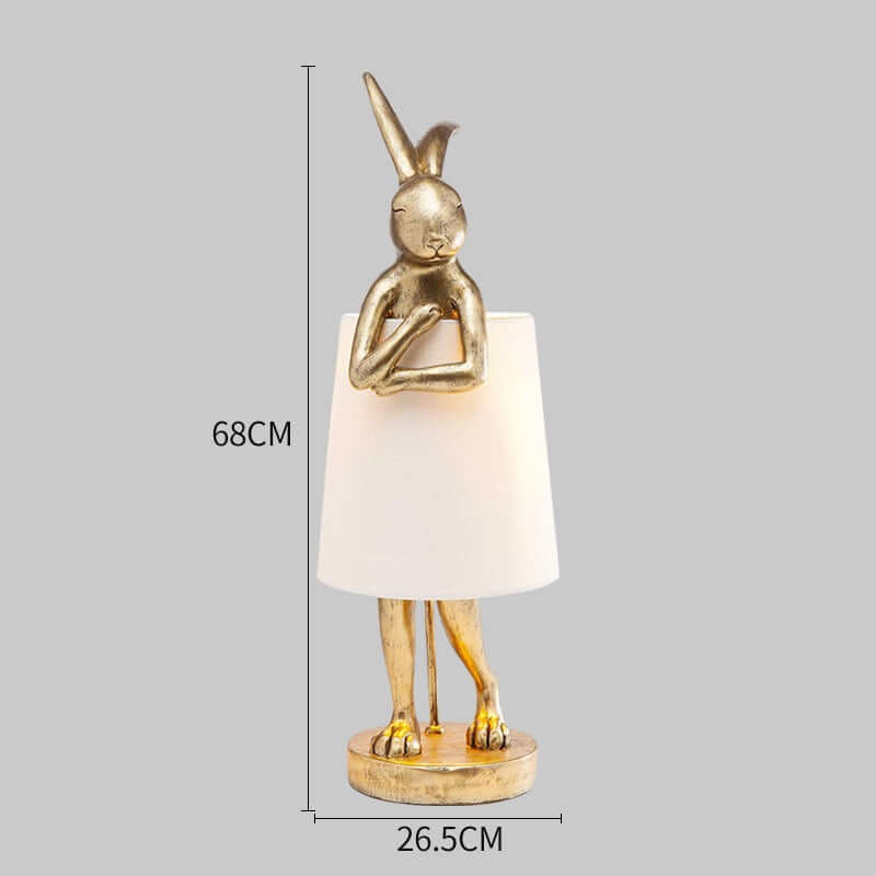 Designer Nordic Apron Bunny Table Lamp for living room