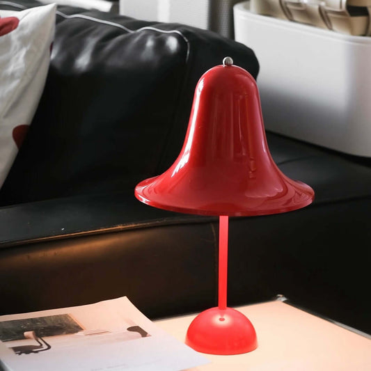 Vintage Nordic Bell Table Lamp on bedside table