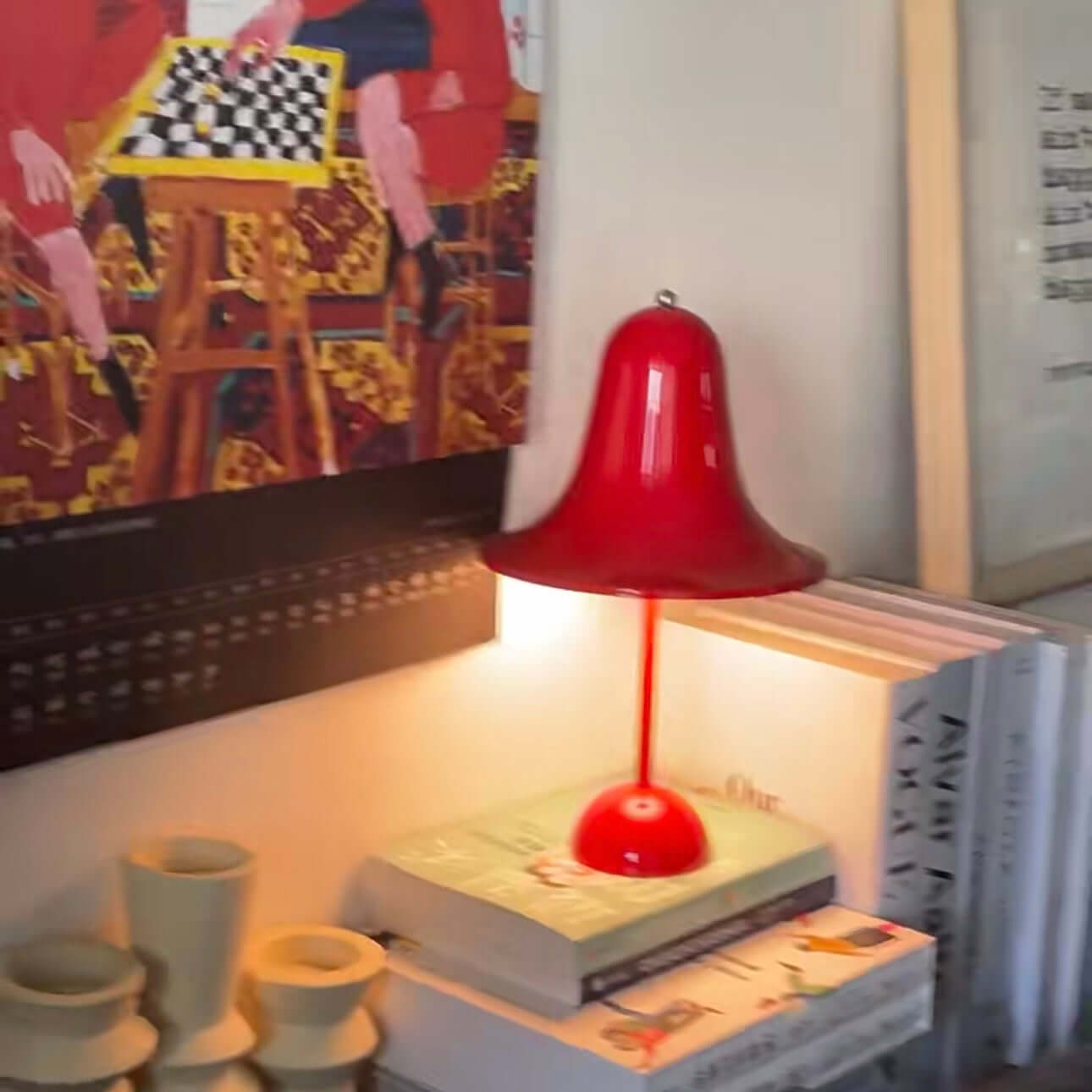 Stepless dimming Nordic Bell bedside lamp