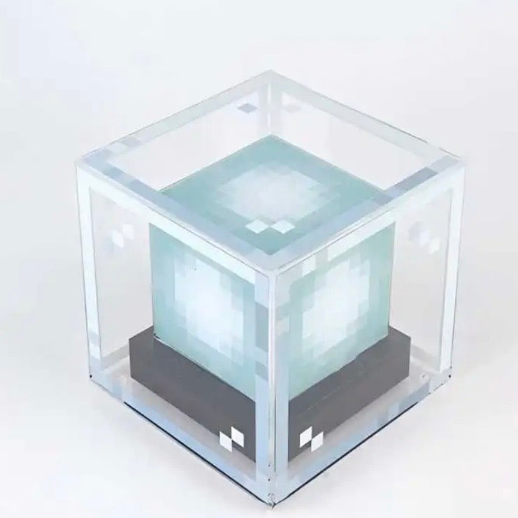 Minecraft Beacon RGB Night Light | Pixel Style Rechargeable Lamp
