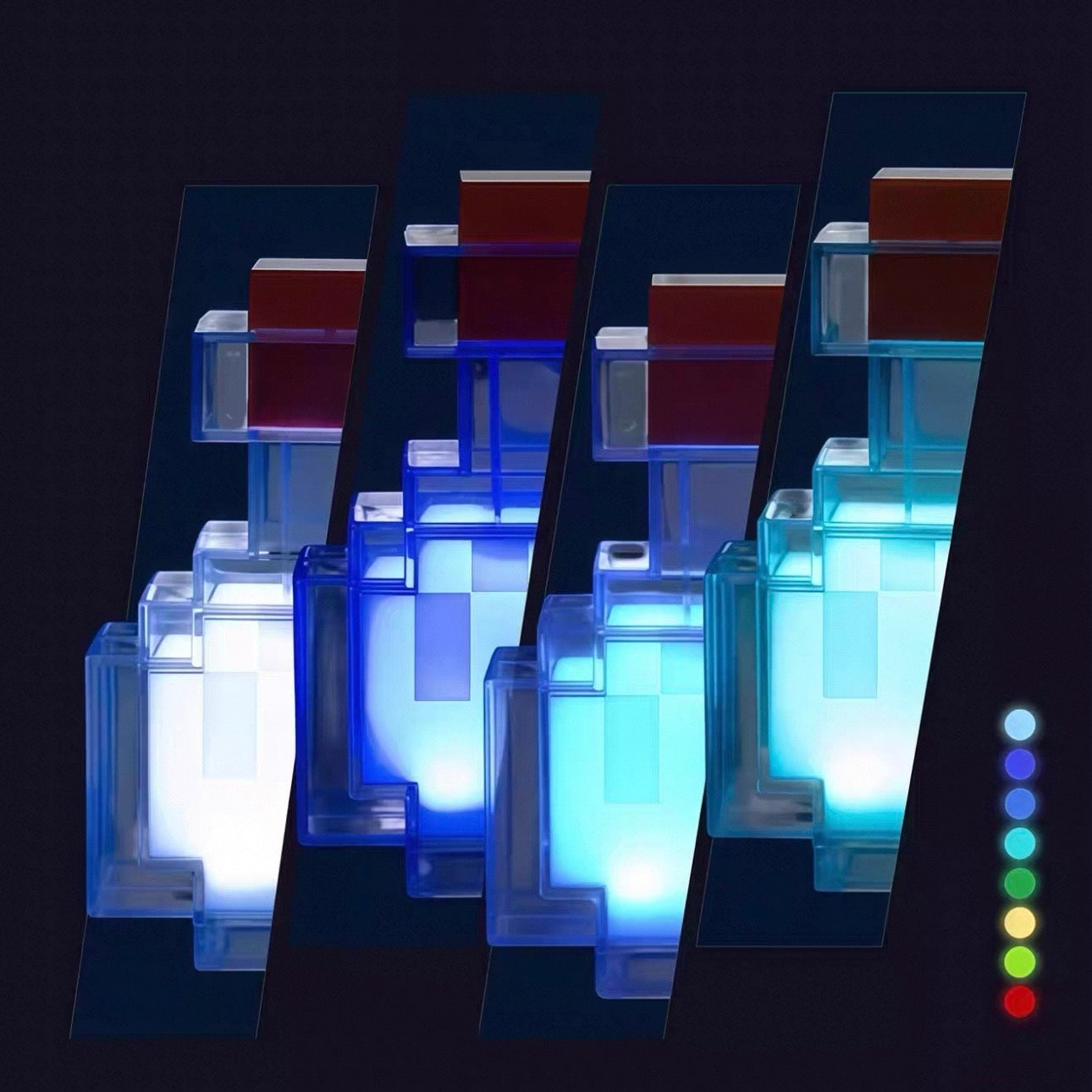 ✨ Minecraft Potion Bottle Lamp – Color-Changing LED Night Light