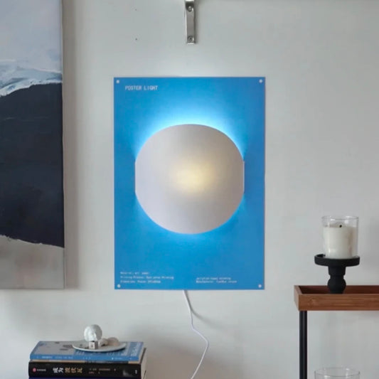 DIY Illustration Poster Night Light – USB Powered Wall Art Lamp