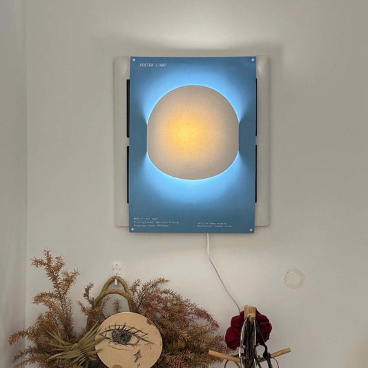 DIY Illustration Poster Night Light – USB Powered Wall Art Lamp