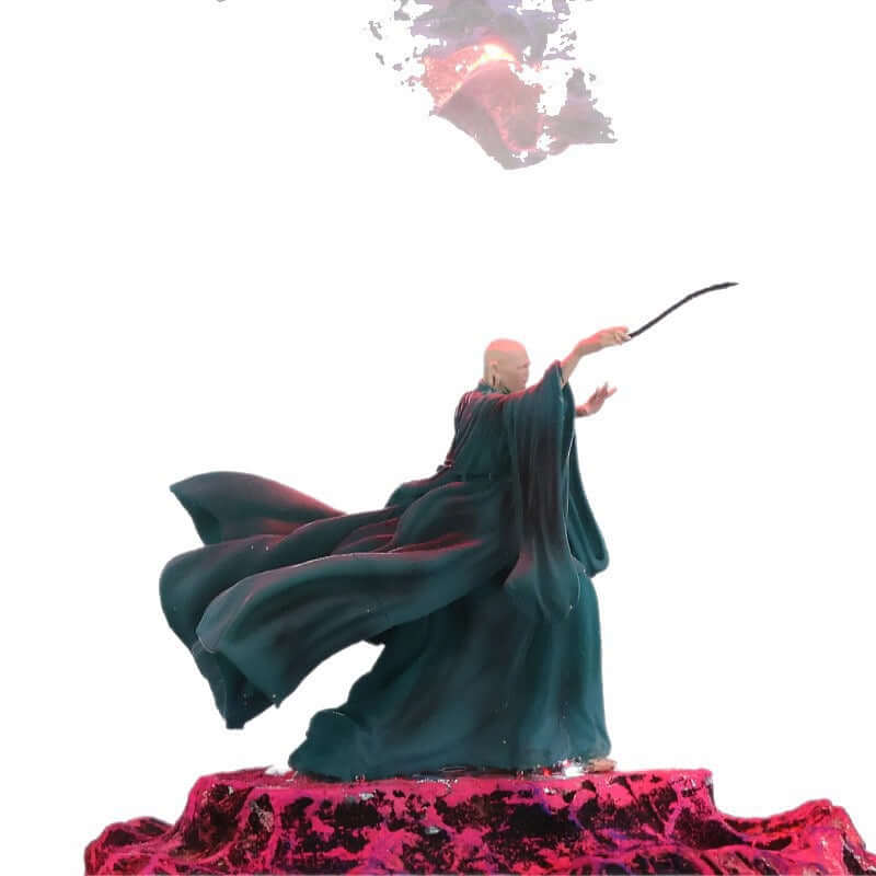 Dark Wizard Resin Desk Lamp – Fantasy Sculptural Night Light
