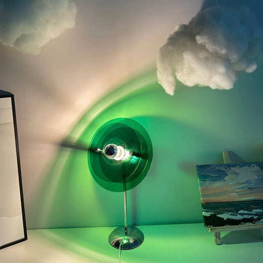 Bauhaus Table Lamp – Colorful USB LED for Desk & Bedside