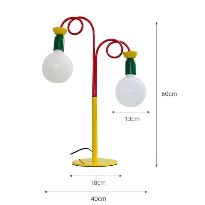 Anti-Rust Metal Memphis Macaron Lamp