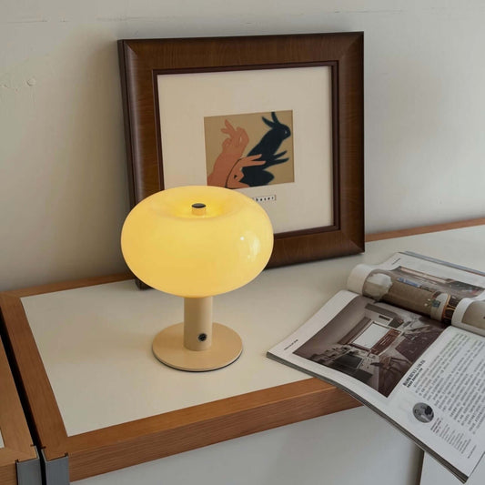 bauhaus halo glass table lamp