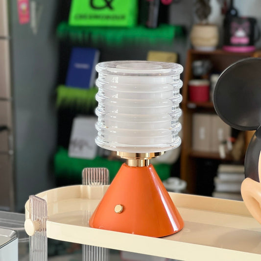 Minimalist Rechargeable Ambient Desk Lamp – Portable Touch Light