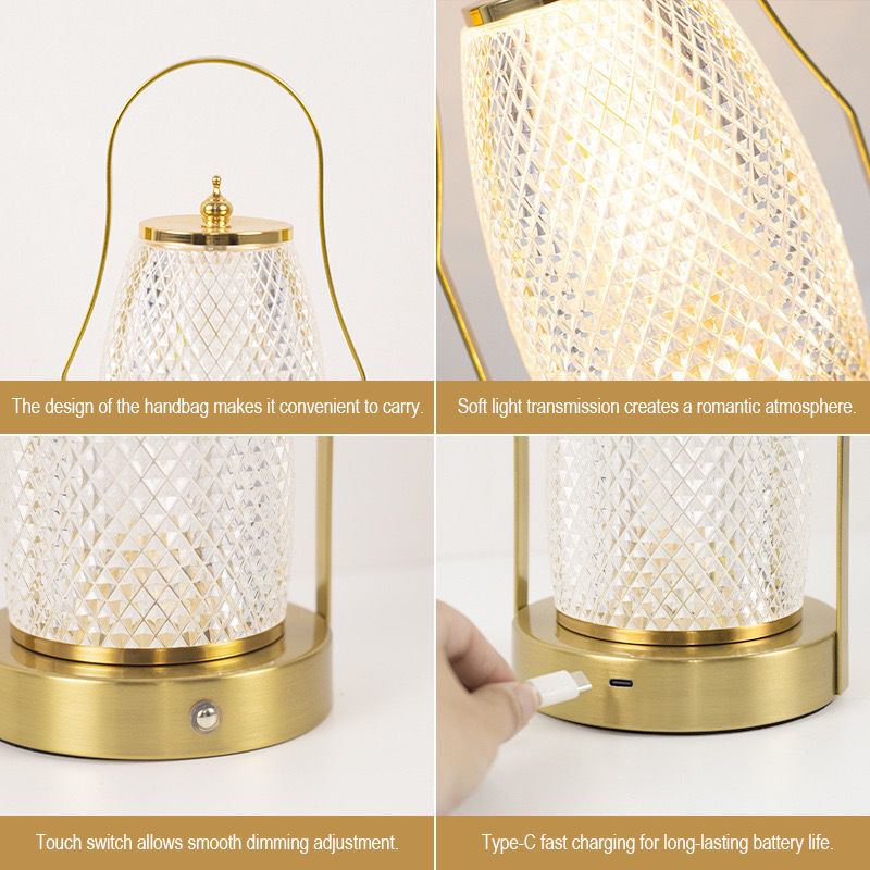 LED rechargeable wall-mounted light & multifunctional portable ambient light
