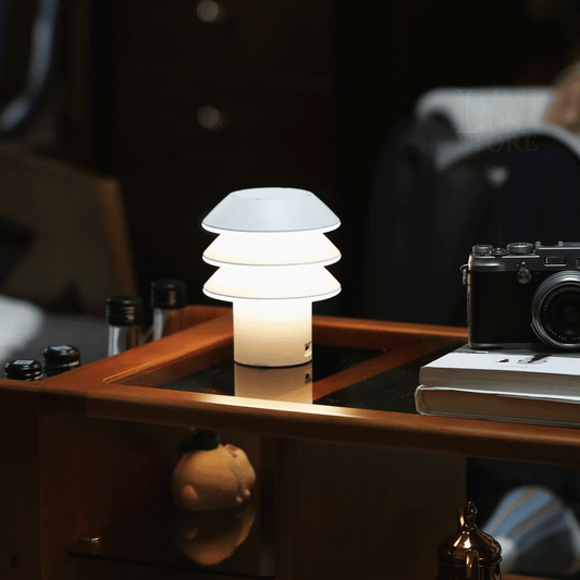 Modular Touch Mushroom Lamp | Rechargeable Portable Bedside Light