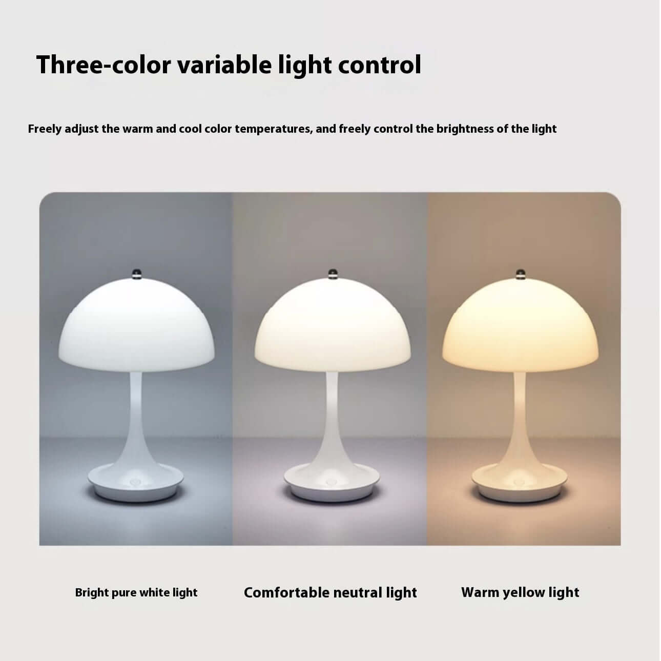 artistic jellyfish LED lamp with 3-level brightness control