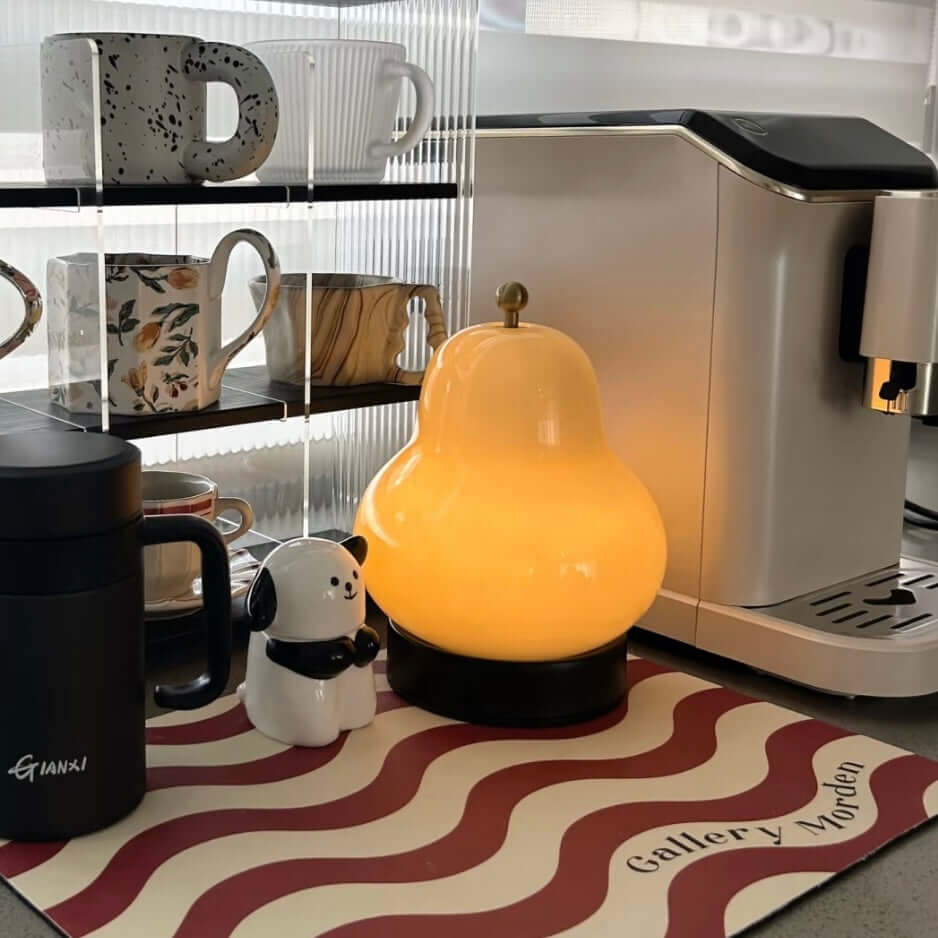 retro pear shaped table lamp