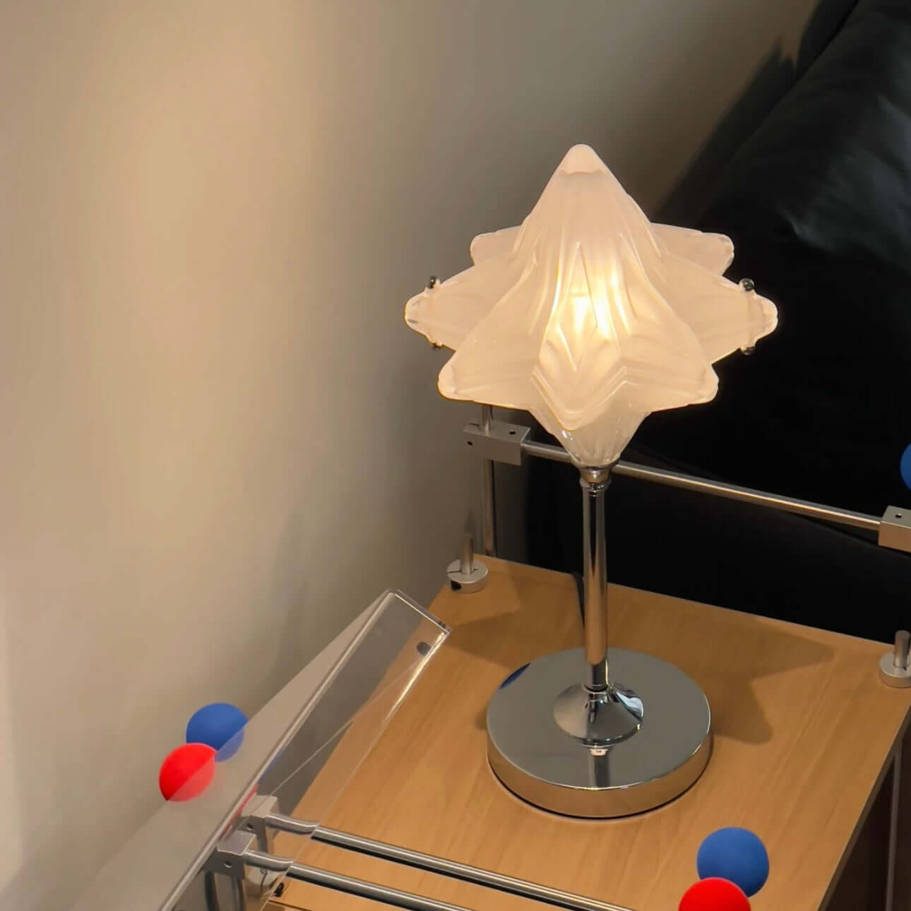 LED touch control bedside lamp