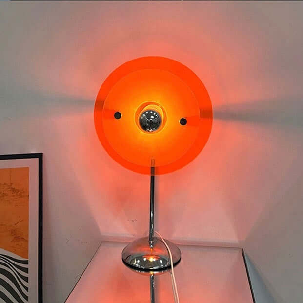 USB powered colorful acrylic Bauhaus lamp for desk or bedside