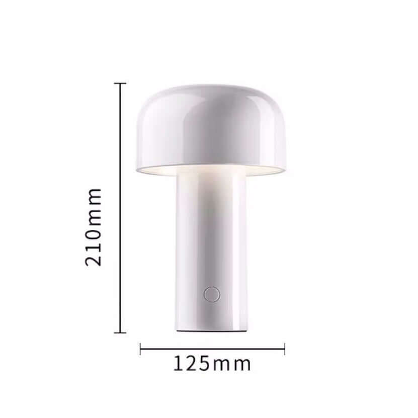 Scandinavian LED Mushroom Table Lamp – Touch Control, Cozy Lighting