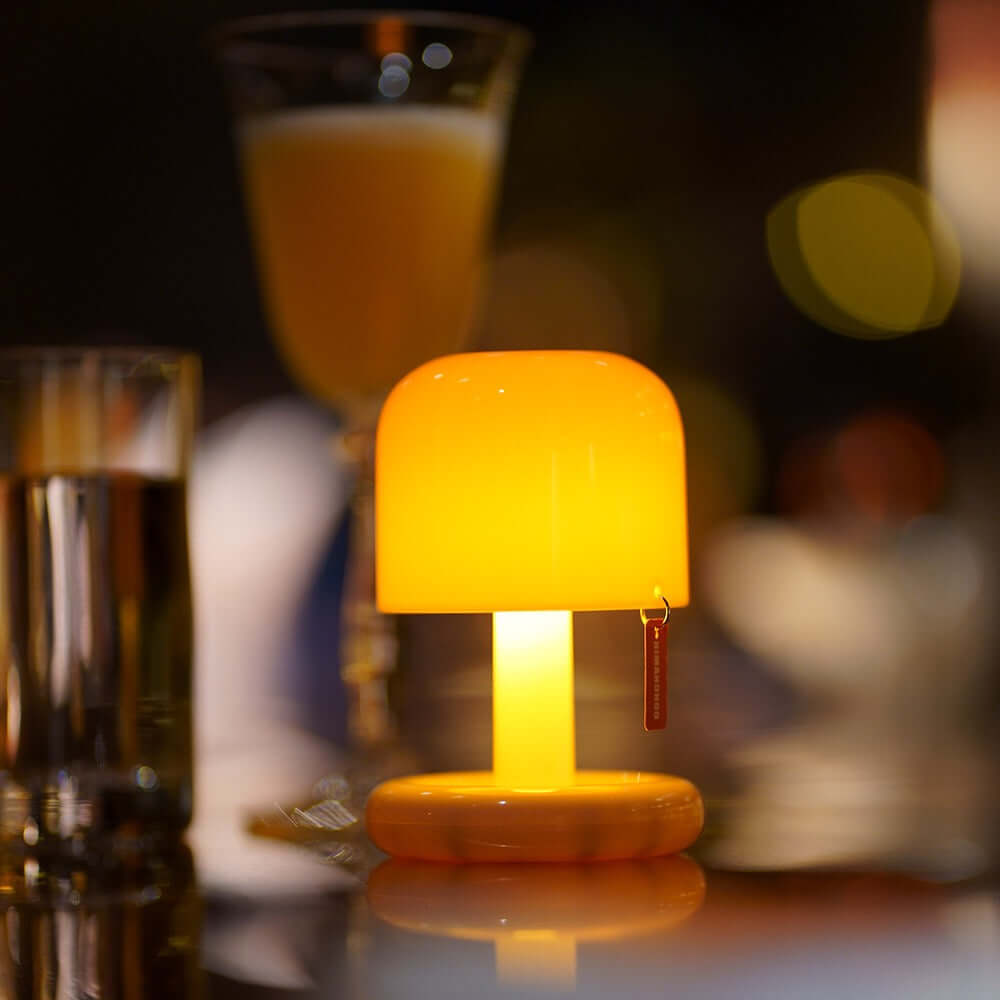 LED Sunset Night Light with Tap Sensor & Timer – USB Rechargeable Gift Lamp