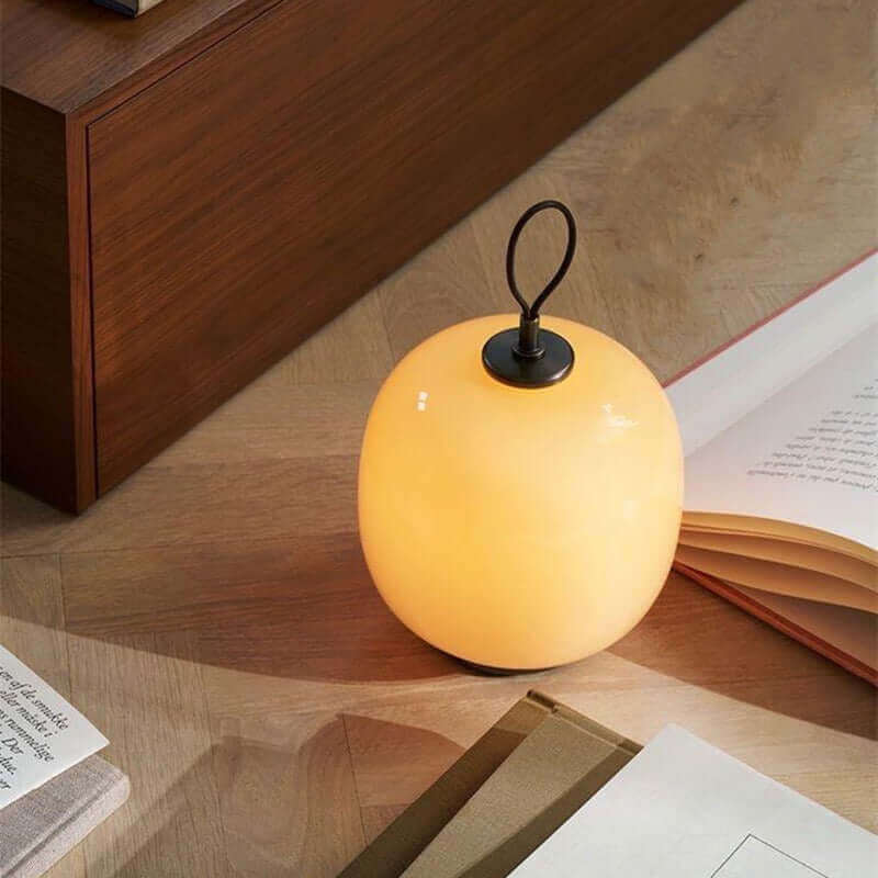 Discover the Danish Portable Table Lamp: USB Rechargeable & Stepless Dimming