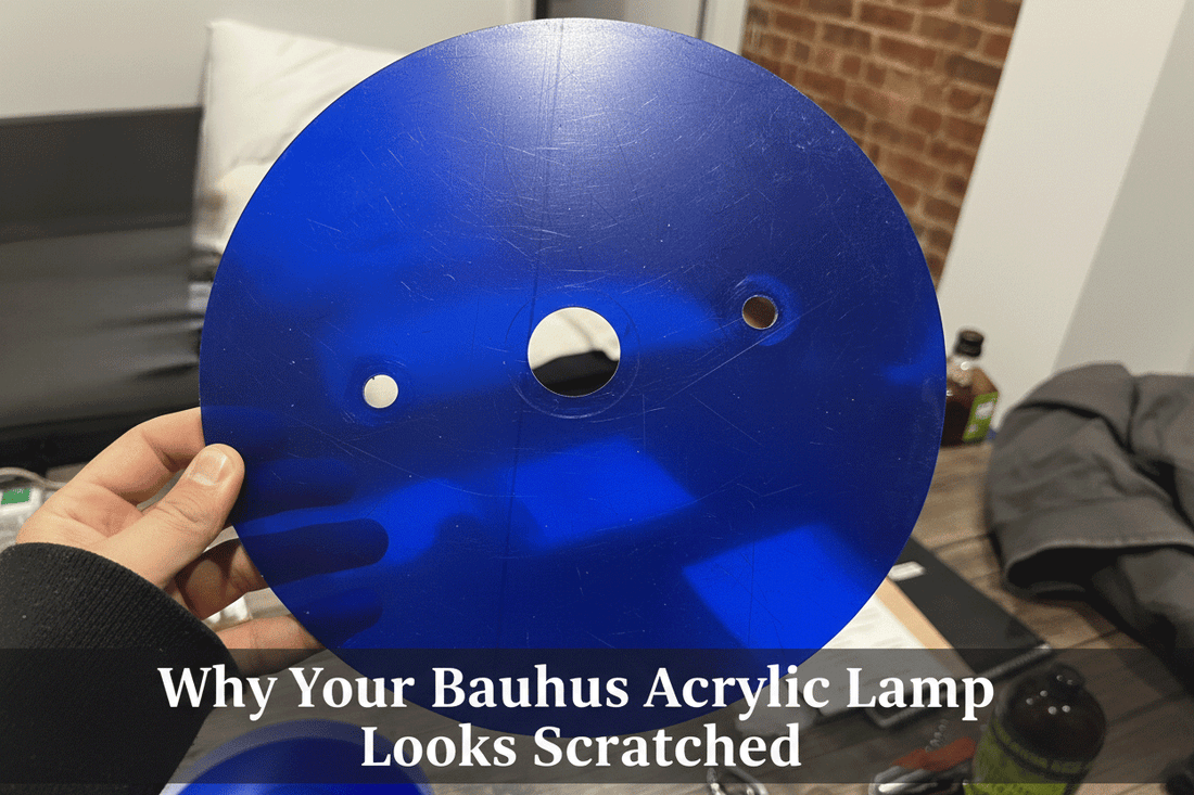 Why Your Bauhaus Acrylic Lamp Looks Scratched (And the Hidden Beauty Inside)