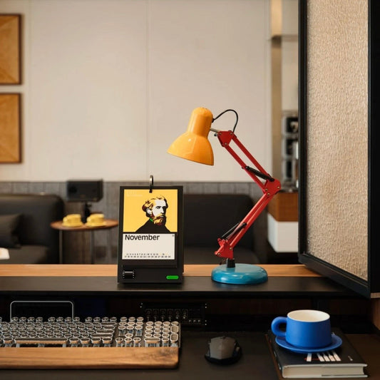 How the Memphis Macaron Desk Lamp Brightens Modern Living
