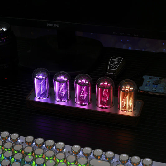 Retro Neon Tube Clock: The Best App-Controlled RGB Desk Clock