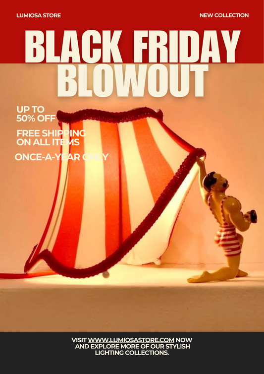 Black Friday Luxury & Sculptural Lamps – Up to 50% Off