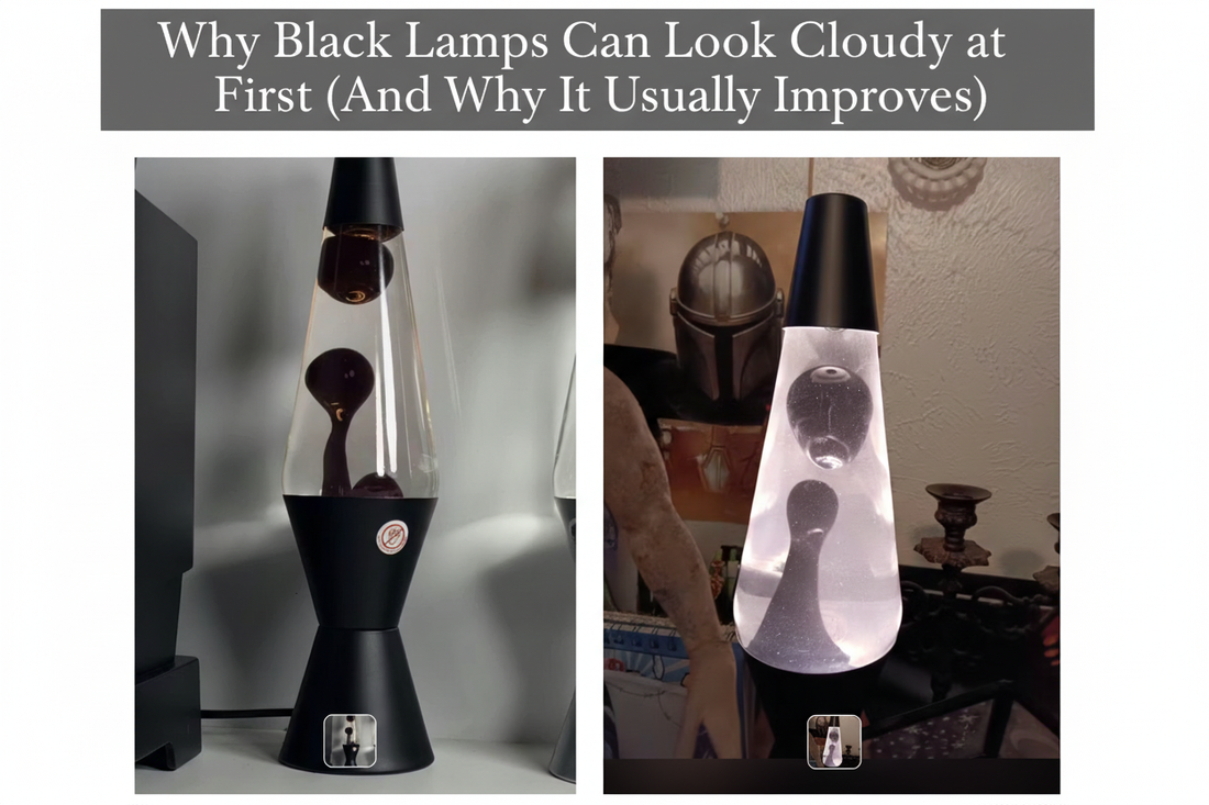Why Black Lava Lamps Can Look Cloudy at First (And Why It Usually Improves)