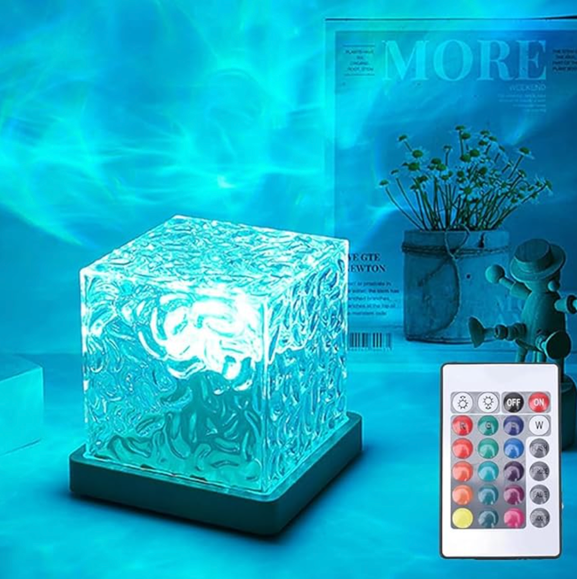 Ocean Wave Projector Light 3D Holographic Water Ripple Romantic Ambient Lighting
