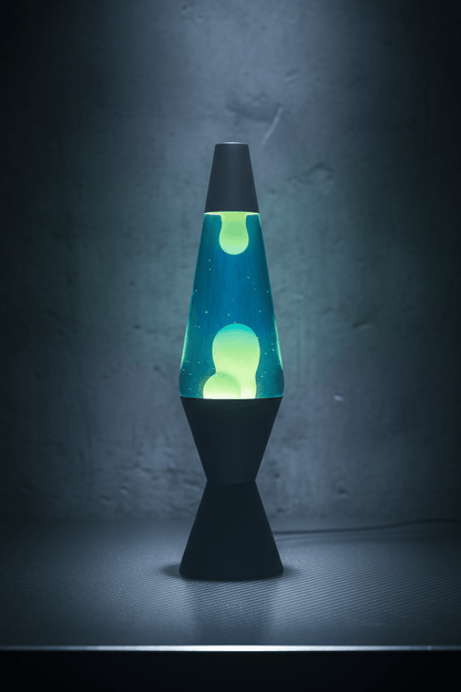 High-Clarity Glass Globe Lava Lamp - Mesmerizing Slow-Flowing Liquid Wax