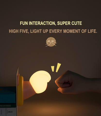 kawaii cat paw bedside lamp with 3 brightness levels