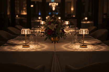 Lumiosa™ Cordless Acrylic Table Lamp – Touch-Dimming Rechargeable Mood Light | 6–10H Battery