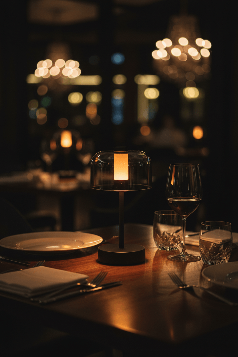 高端餐厅桌面主角