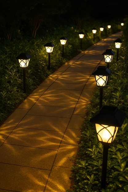 Twilight path lantern