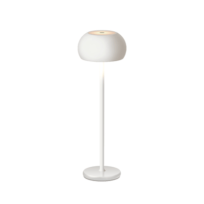 Tokyo Table Lamp in white, featuring Scandinavian design, touch sensor, and brightness adjustment.