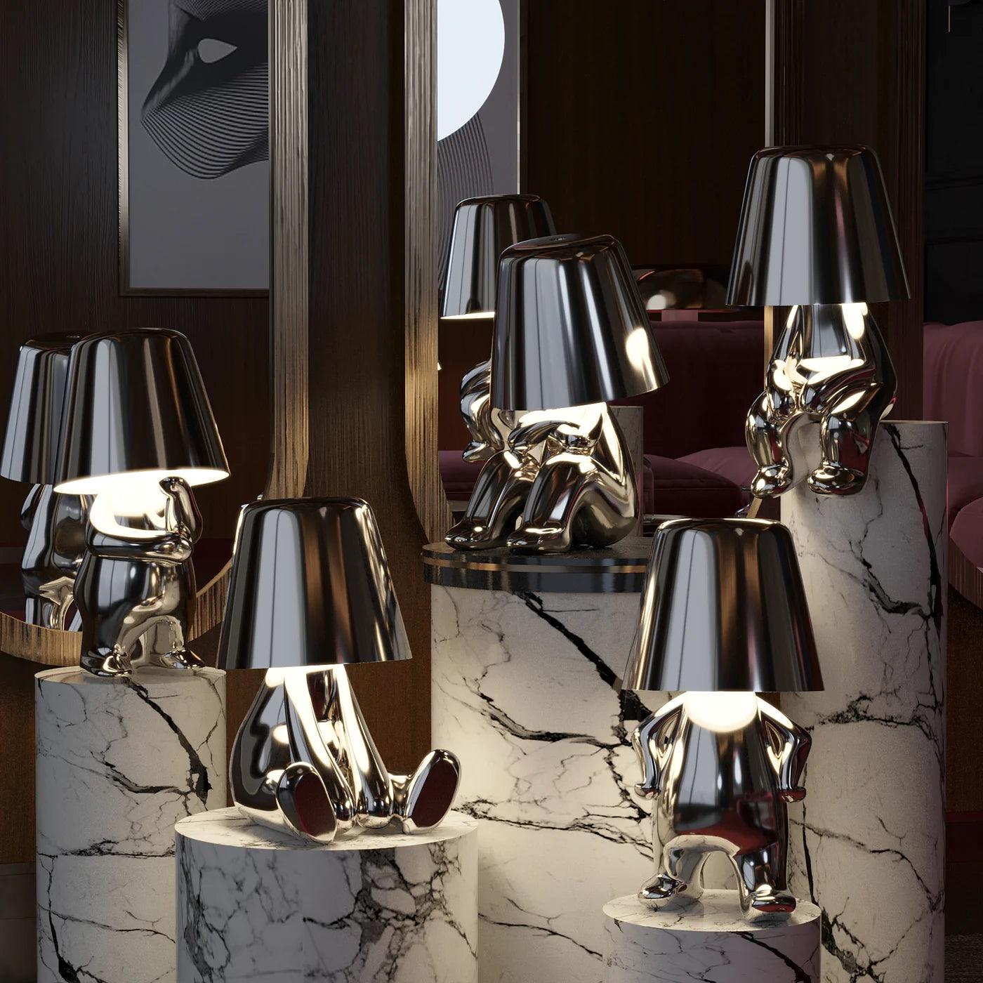 Modern Italian LED desk lamp for living room, bedroom, or office