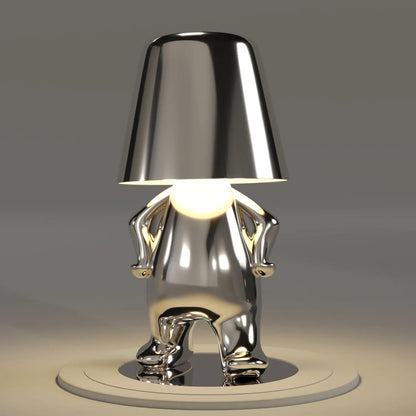 Thinker Brothers Table Lamp featuring Italian minimalist design with sleek, modern metallic finish and flexible lighting.