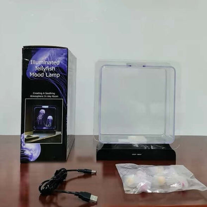 Jellyfish Aquarium Lamp | LED Floating Jellyfish Night Light 7 Colors