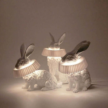Cute bunny table lamp for bedrooms or kids’ rooms