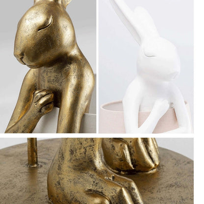 Modern Italian-inspired designer bunny lamp