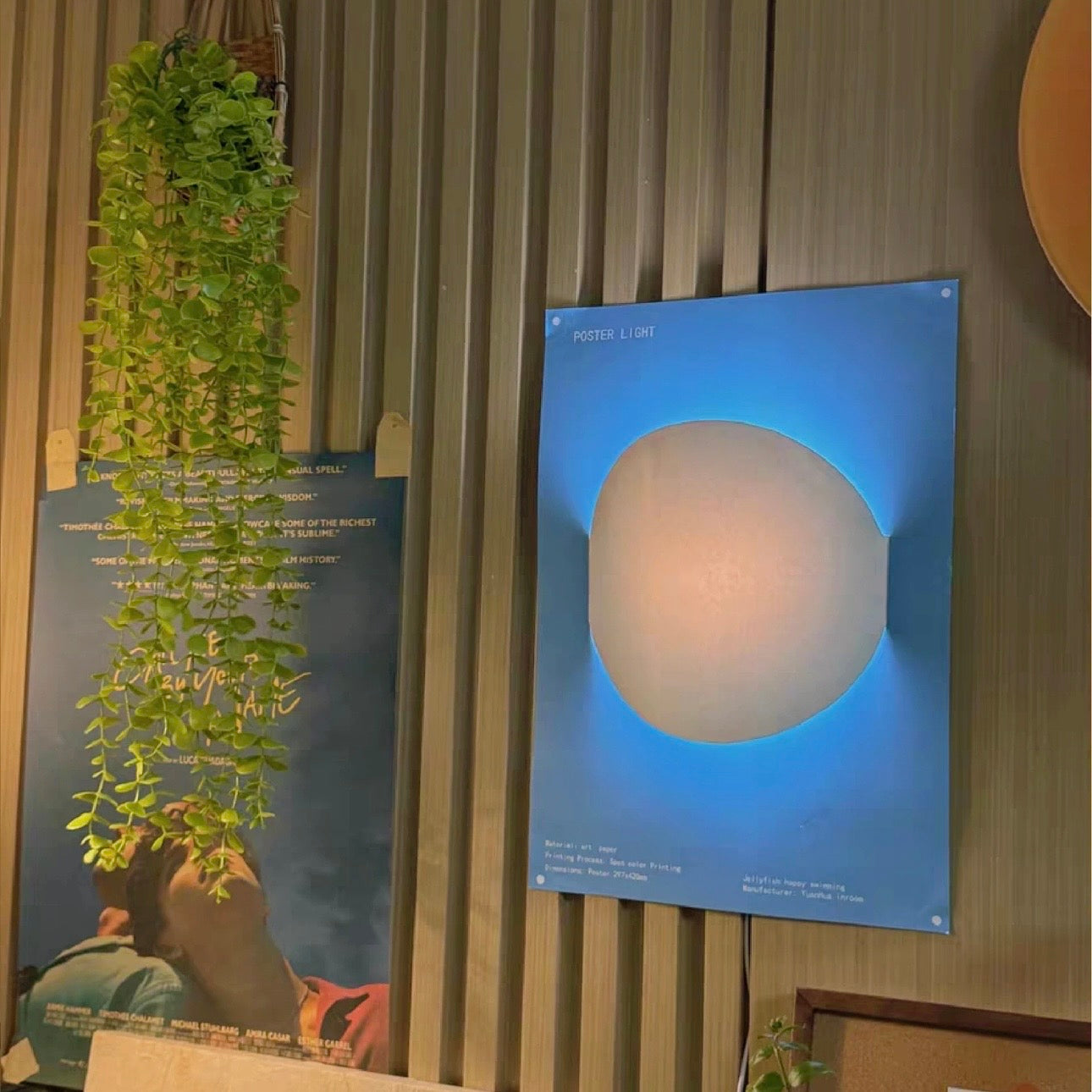 DIY Illustration Poster Night Light – USB Powered Wall Art Lamp